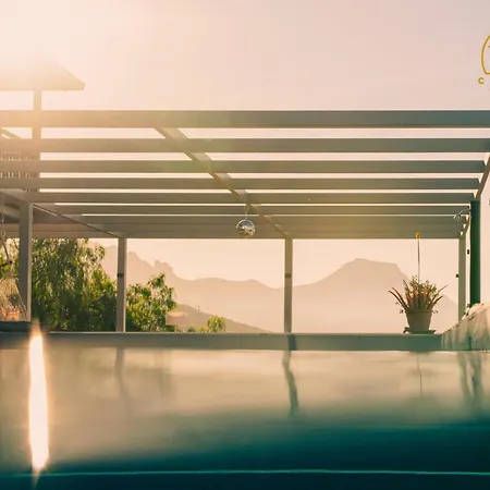 公寓 Canaan In Tenerife - Heated Pool, Ocean Views, Palm Garden, 阿德耶