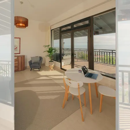公寓 Canaan In Tenerife - Heated Pool, Ocean Views, Palm Garden,