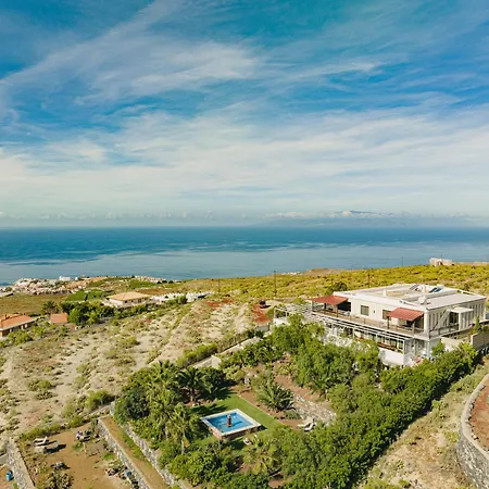 公寓 Canaan In Tenerife - Heated Pool, Ocean Views, Palm Garden,