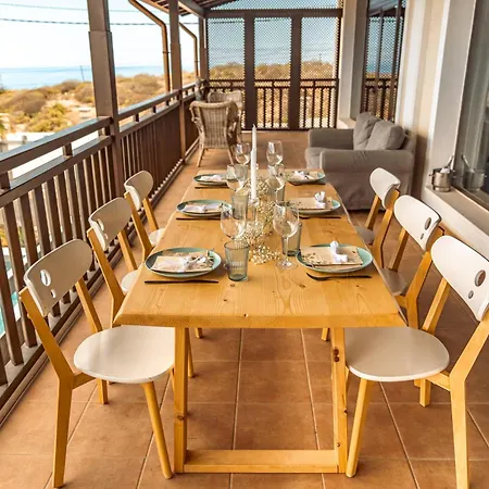 公寓 Canaan In Tenerife - Heated Pool, Ocean Views, Palm Garden,