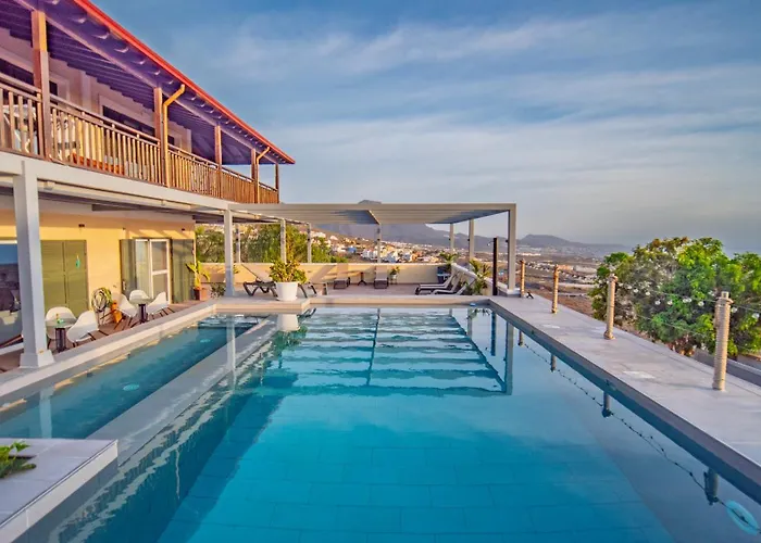 Apartment Canaan In Tenerife - Heated Pool, Ocean Views, Palm Garden, Costa Adeje (Tenerife)